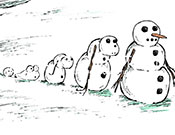 Evolution of a Snowman Evolution of a Snowman